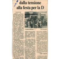 CANOSA IN D. Stampa 1980